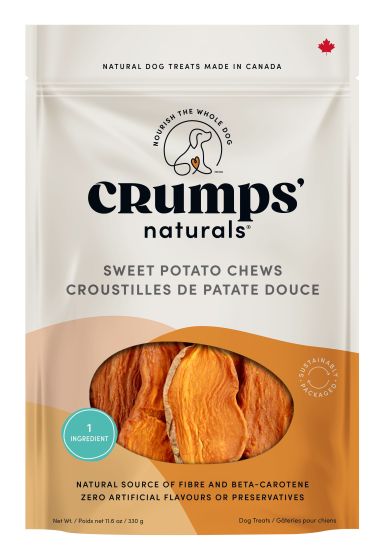 Crumps Naturals Dog Treats - Sweet Potato Chews 