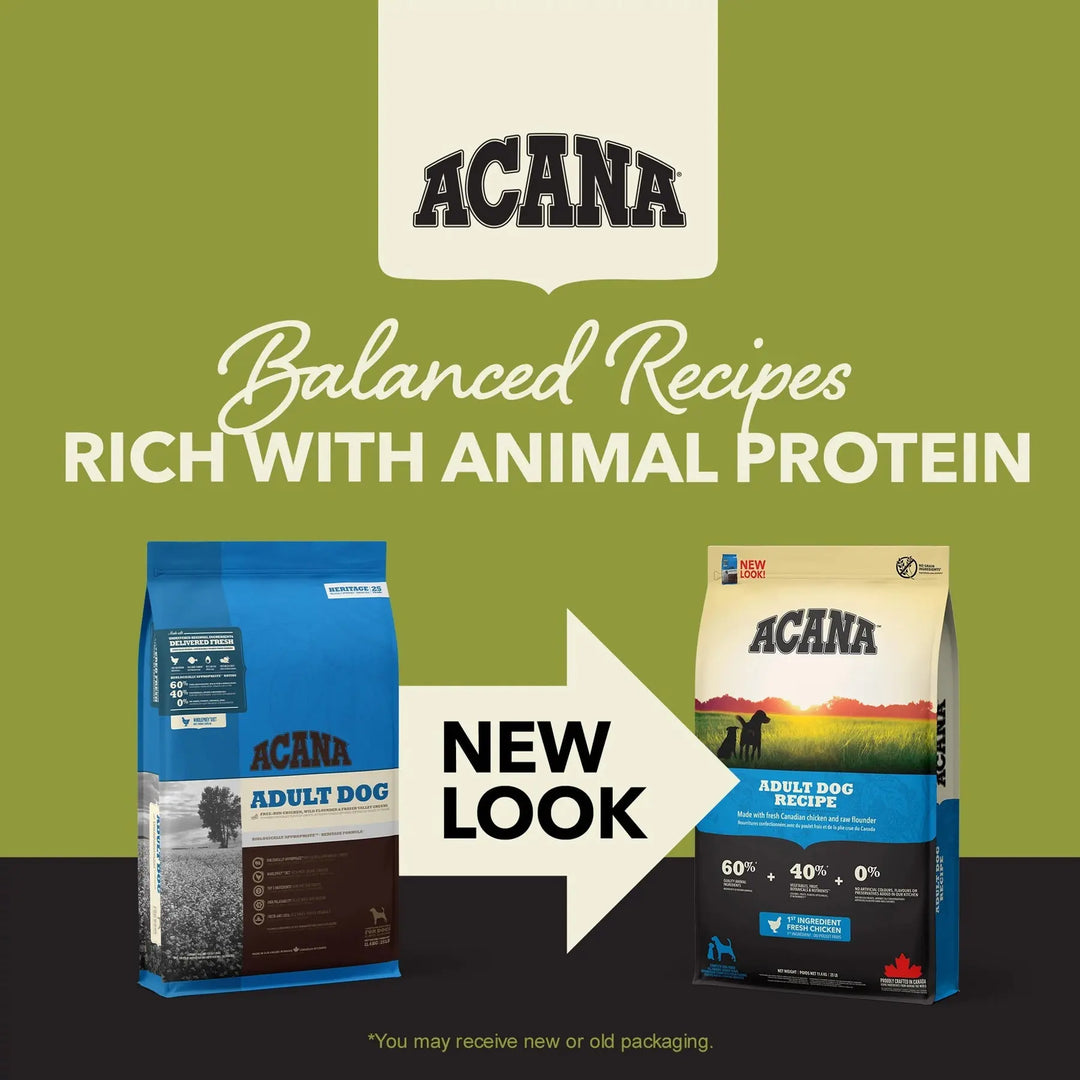 Acana Dry Dog Food - Adult Dog Recipe 