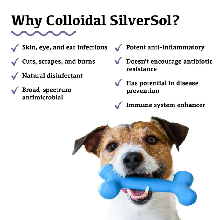 Adored Beast Dog and Cat Supplements - Colloidal SilverSol *MRET Activated