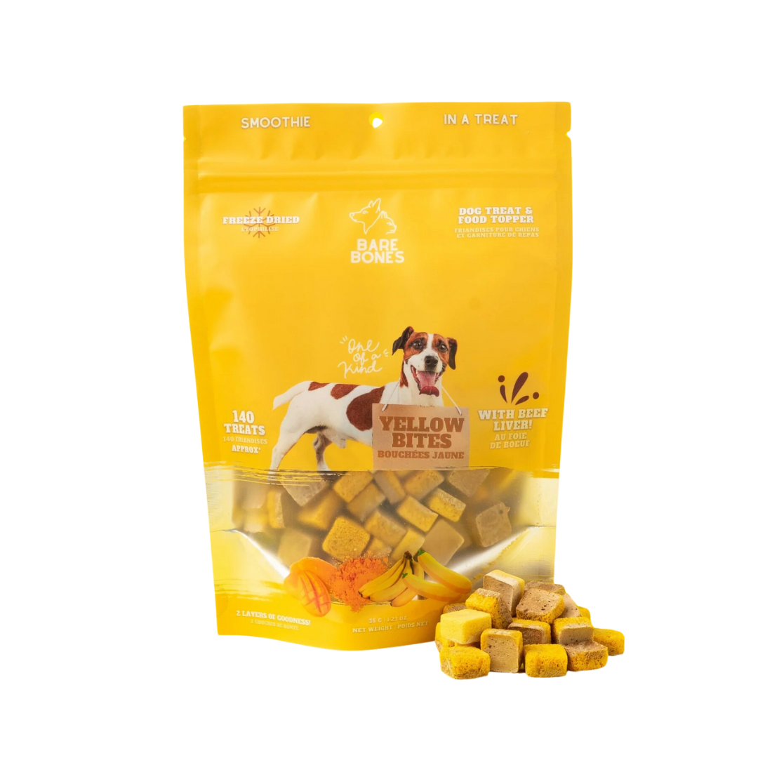 Bare Bones Freeze-Dried Dog Treats - Yellow Bites