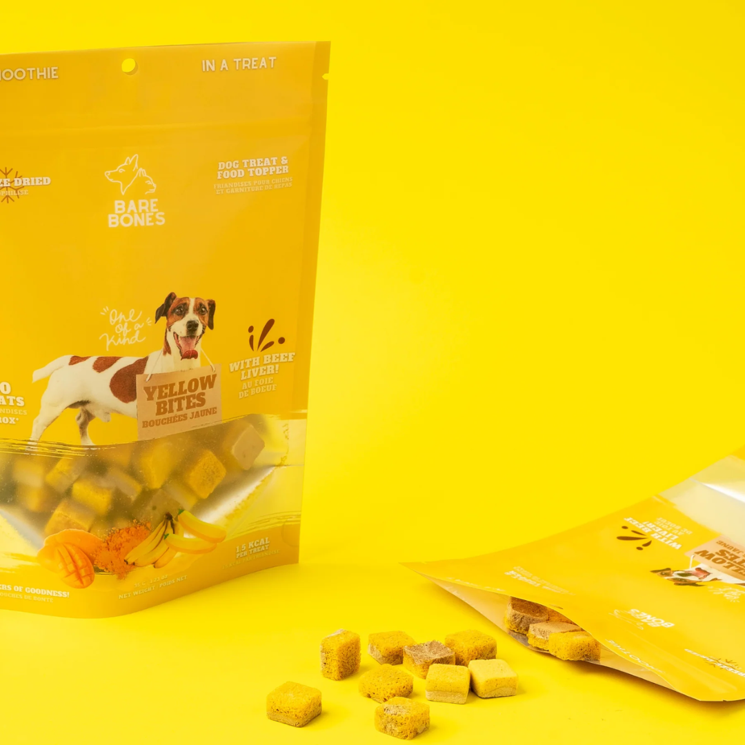 Bare Bones Freeze-Dried Dog Treats - Yellow Bites