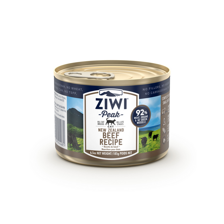 ZIWI Peak Wet Cat Food - New Zealand Beef Recipe Canned 