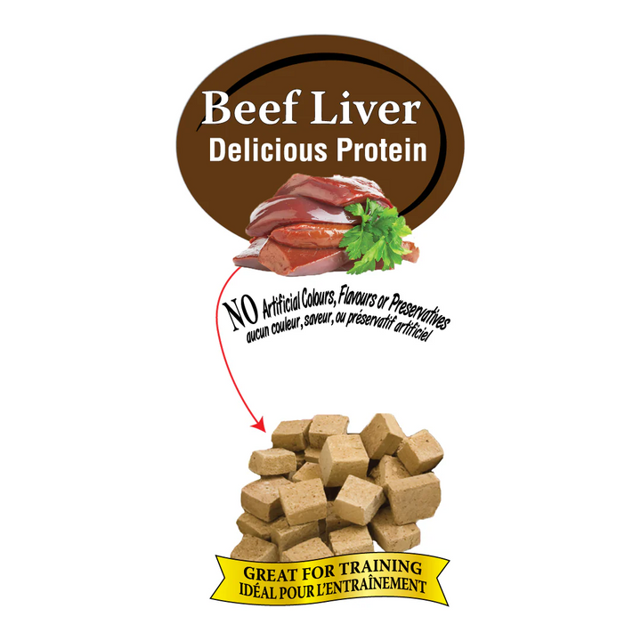 Benny Bully's Freeze Dried Dog Treats - Mini Bits Beef Liver