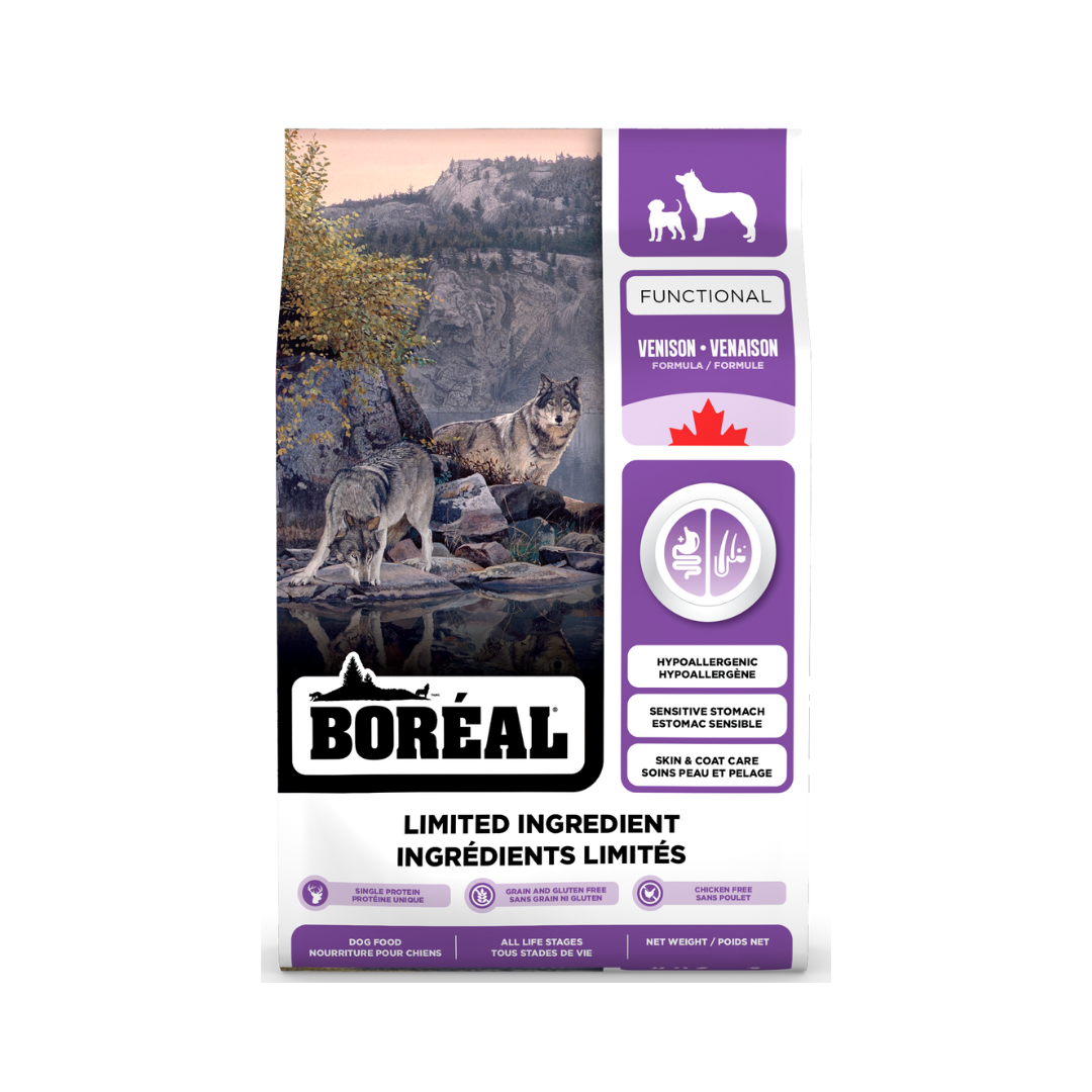 Boreal Vital Dry Dog Food - Functional Limited Ingredient Venison