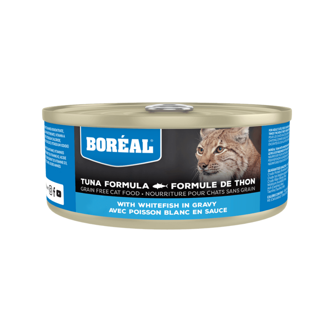 Boreal Wet Cat Food - Red Tuna with Whitefish in Gravy Canned