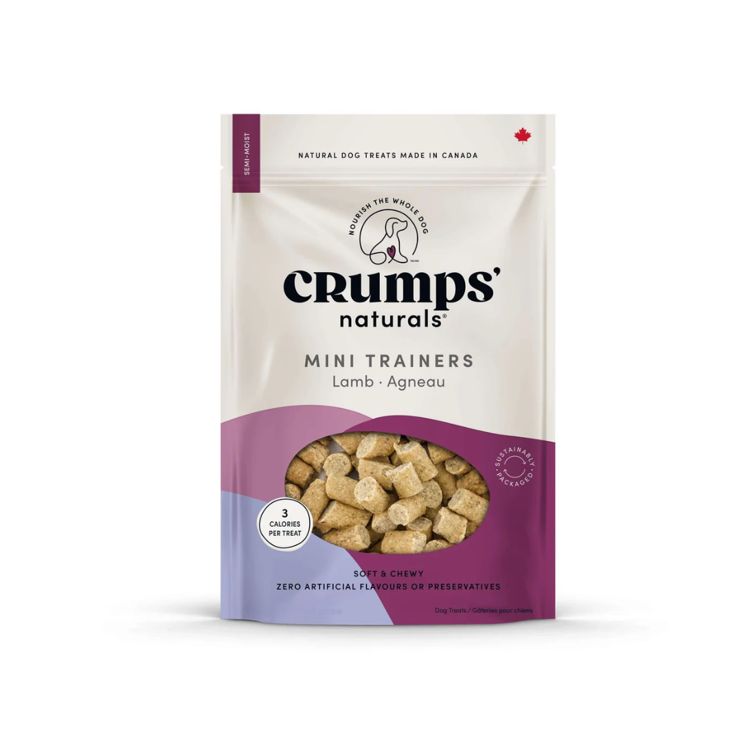 Crumps' Naturals Dog Treats - Semi Moist Lamb Mini Trainers