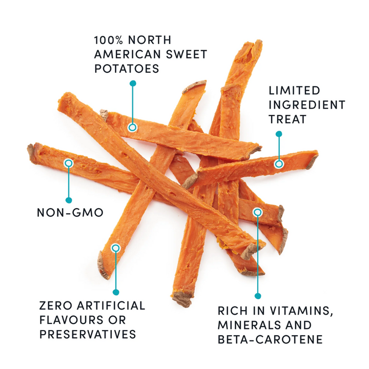 Crumps' Naturals Dog Treats - Sweet Potato Fries