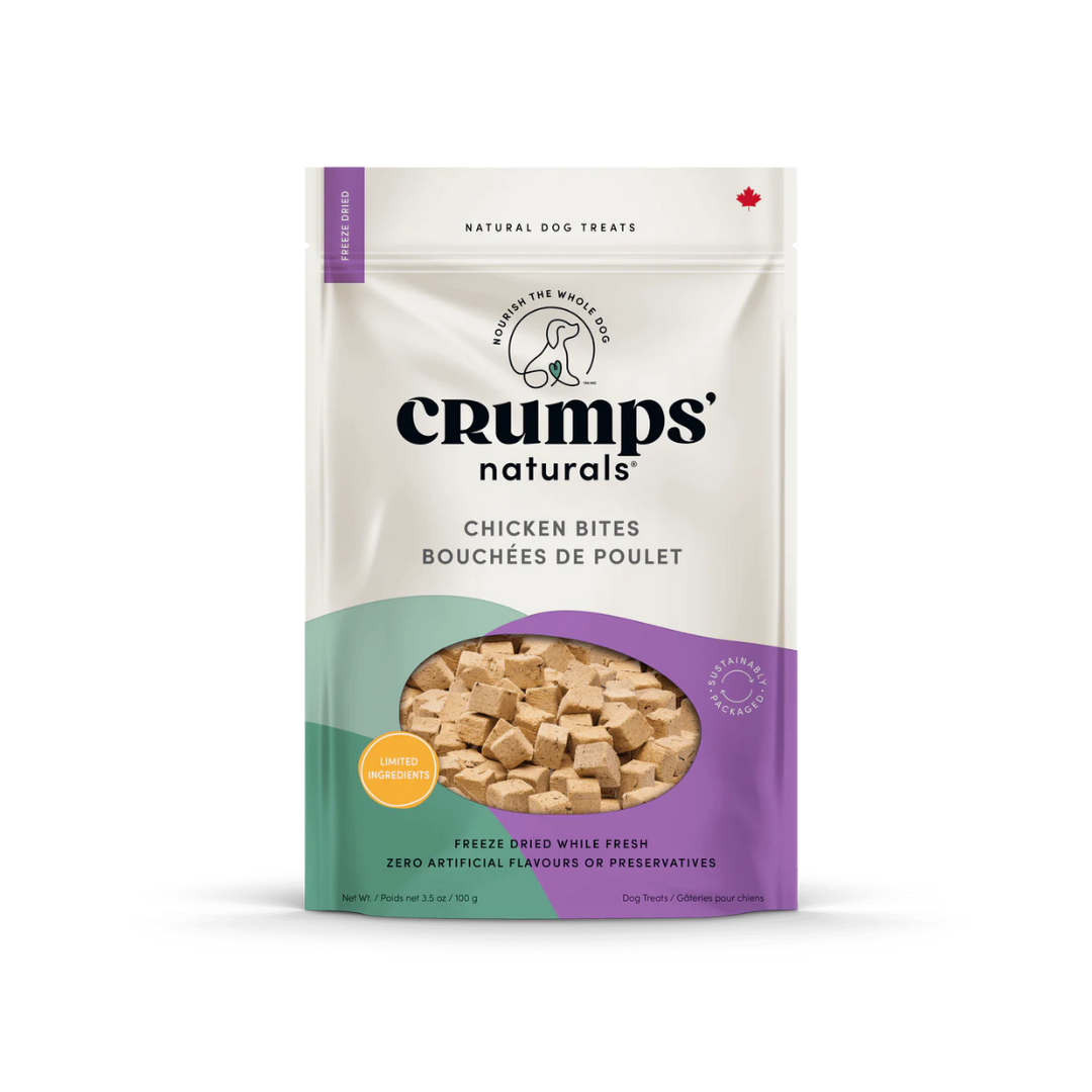 Crumps' Naturals Freeze-Dried Dog Treats - Chicken Bites