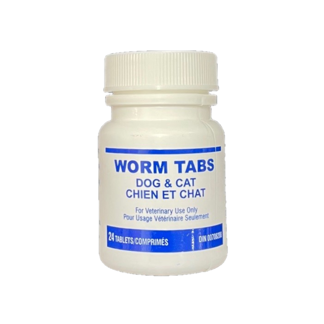 Dominion Veterinary Laboratories Worm Tabs - Deworming Tabs for Dogs and Cats