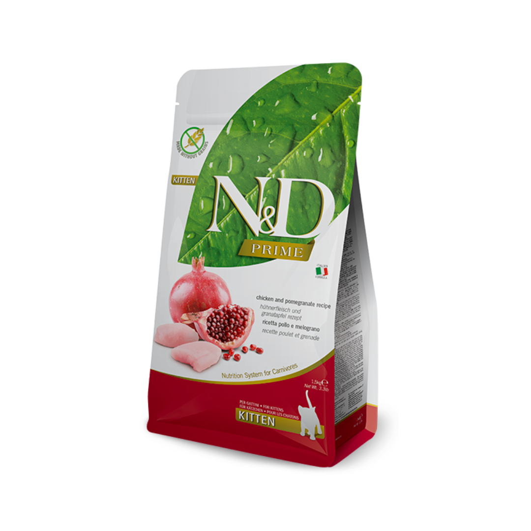 Farmina N&D Dry Cat Food - Prime Chicken & Pomegranate Kitten