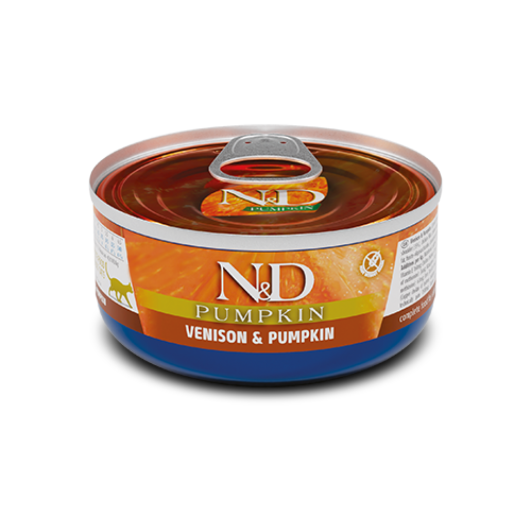 Farmina N&D Wet Cat Food - Venison, Pumpkin & Apple Canned
