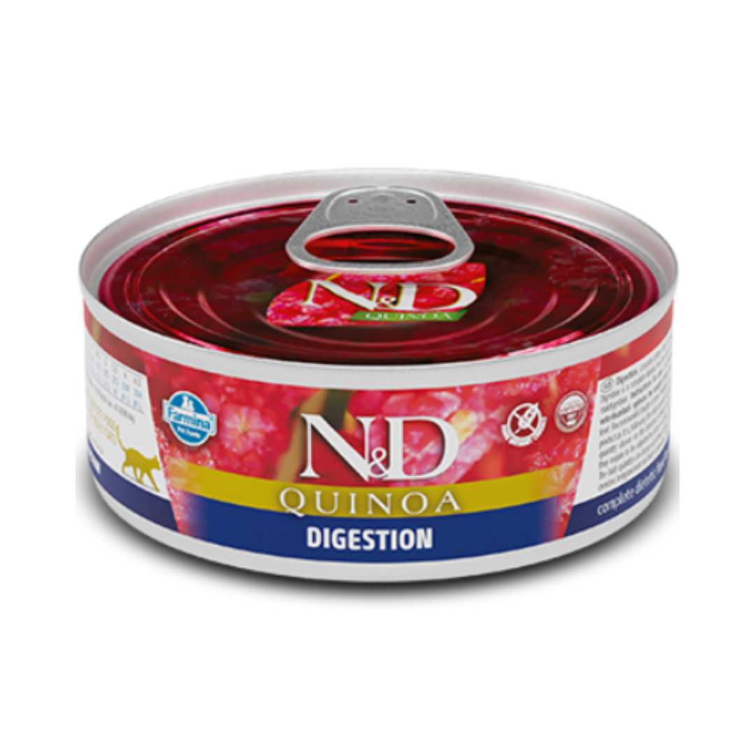 Farming N&D Wet Cat Food - Quinoa and Lamb Digestion Recipe Canned 
