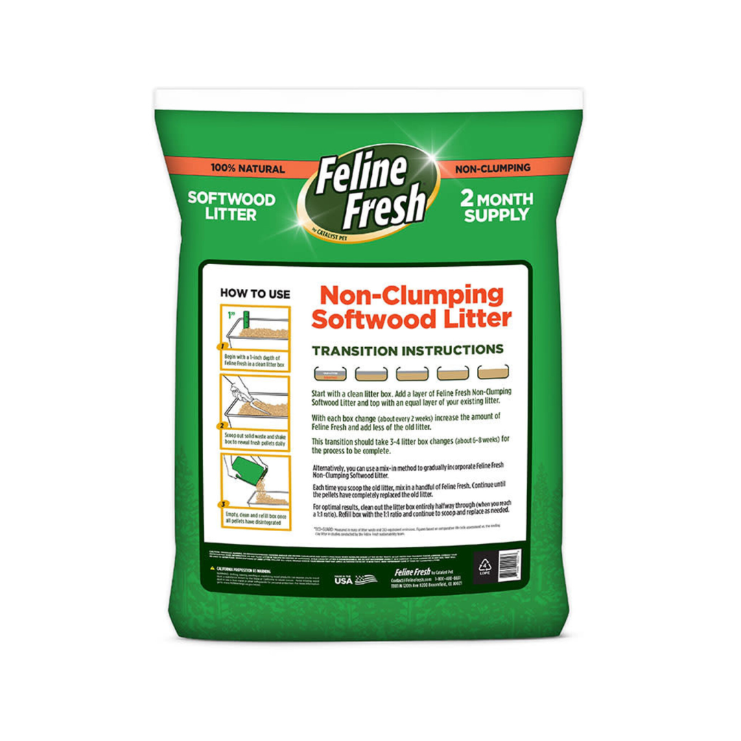 Feline Fresh Cat Litter - Feline Fresh Natural Non-Clumping Softwood Litter