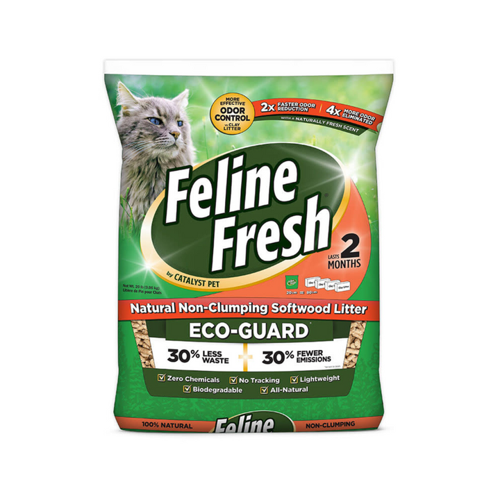 Feline Fresh Cat Litter - Feline Fresh Natural Non-Clumping Softwood Litter