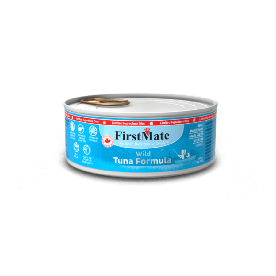 FirstMate Wet Cat Food - Limited Ingredient Wild Tuna Formula Canned 