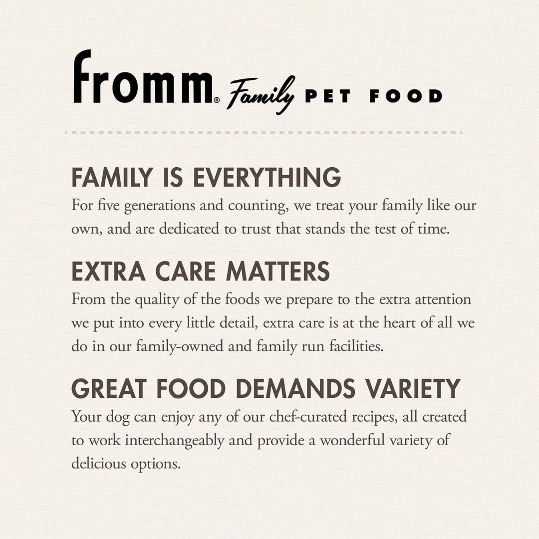 Fromm Dry Dog Food - Four Star Nutritionals Chicken a la Veg Recipe