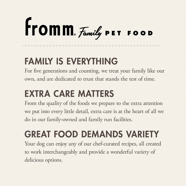 Fromm Dry Dog Food - Four Star Nutritionals Chicken a la Veg Recipe