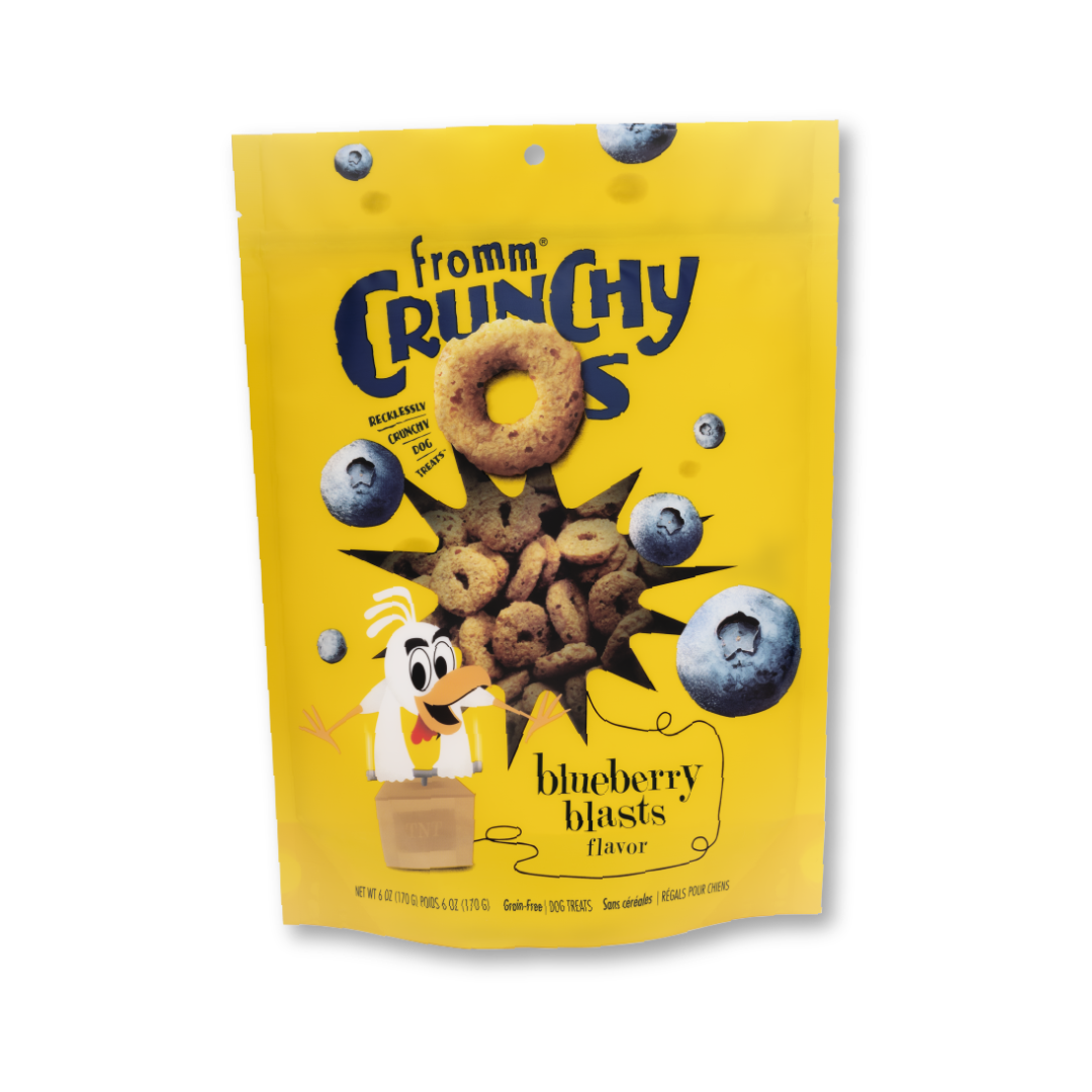 Fromm Dry Dog Treats - Crunchy O's Blueberry Blasts Flavor