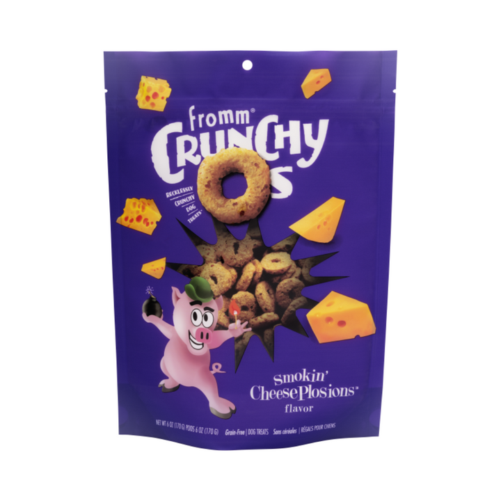 Fromm Dry Dog Treats - Crunchy O's Smokin' CheesePlosions Flavor