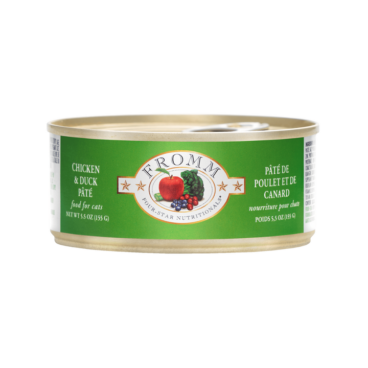 Fromm Wet Cat Food - Four Star Nutrionals Chicken & Duck Pate Canned