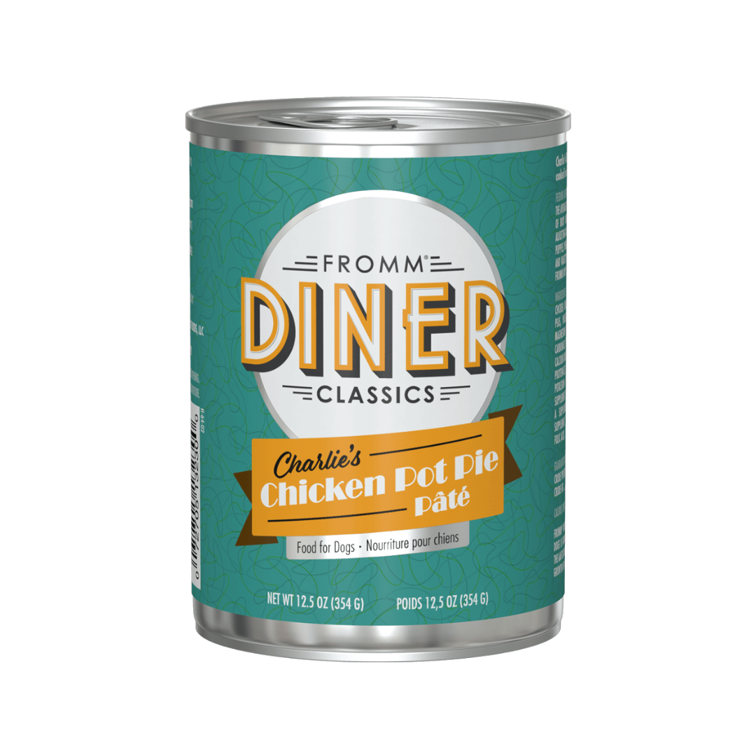 Fromm Wet Dog Food - Diner Charlie’s Chicken Pot Pie Pate Canned