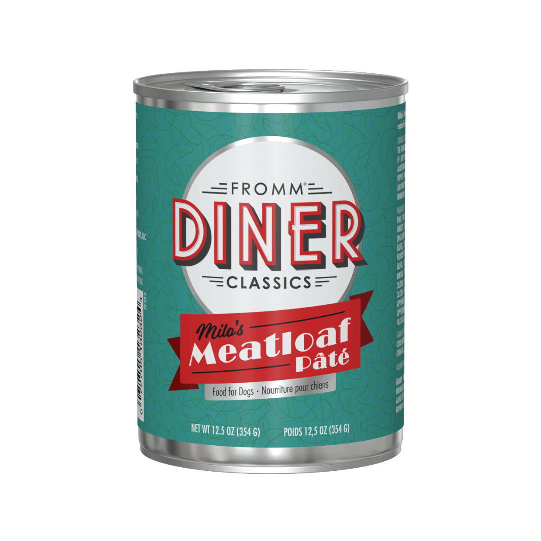 Fromm Wet Dog Food - Diner Milo's Meatloaf Pate Canned