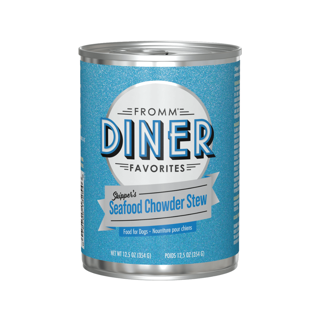 Fromm Wet Dog Food - Diner Skipper's Seafood Chowder Stew Canned