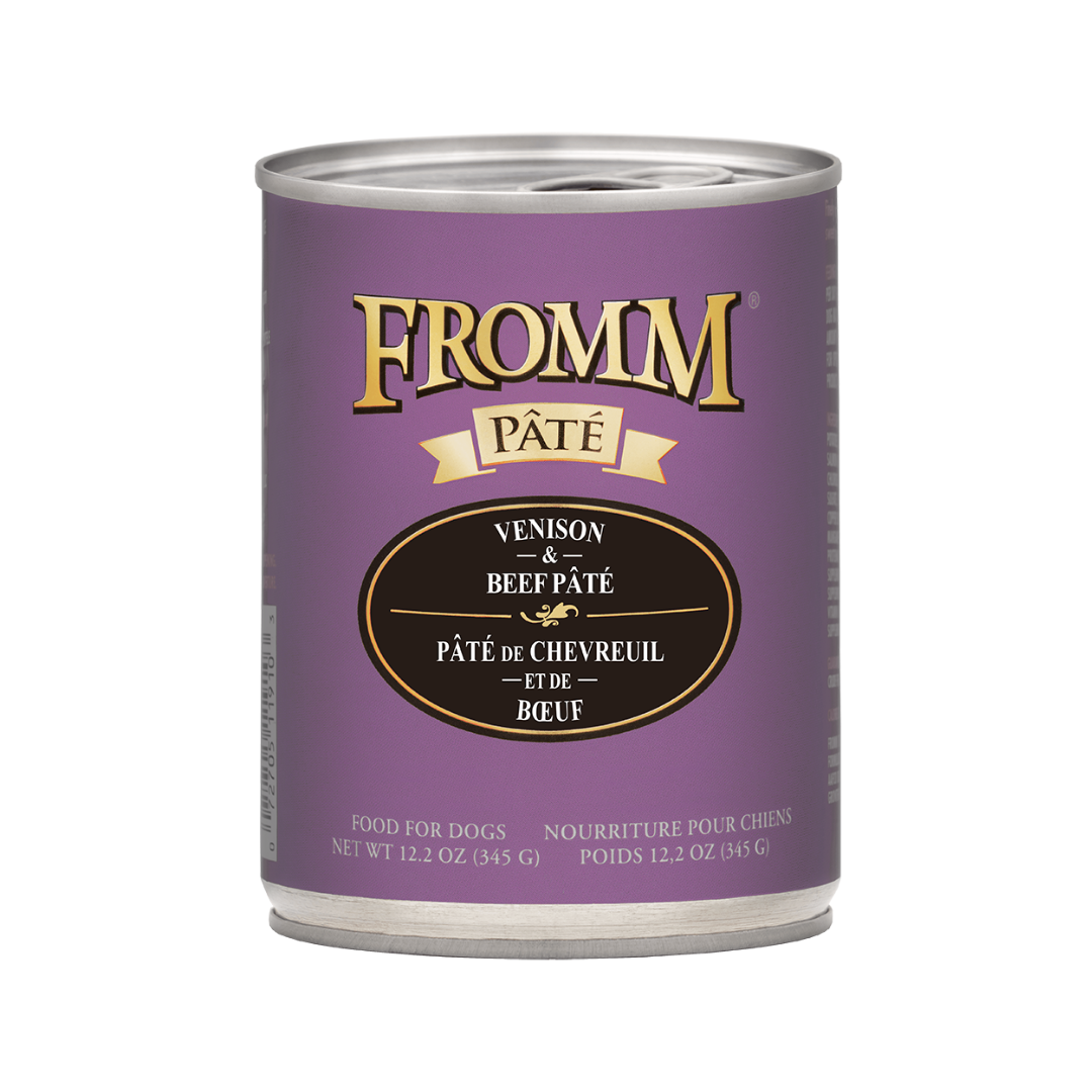 Fromm Wet Dog Food - Venison & Beef Pate Canned