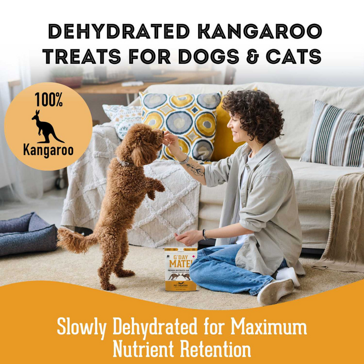 Granville Dehydrated Dog & Cat Treats - G'Day Mate! Premium Kangaroo