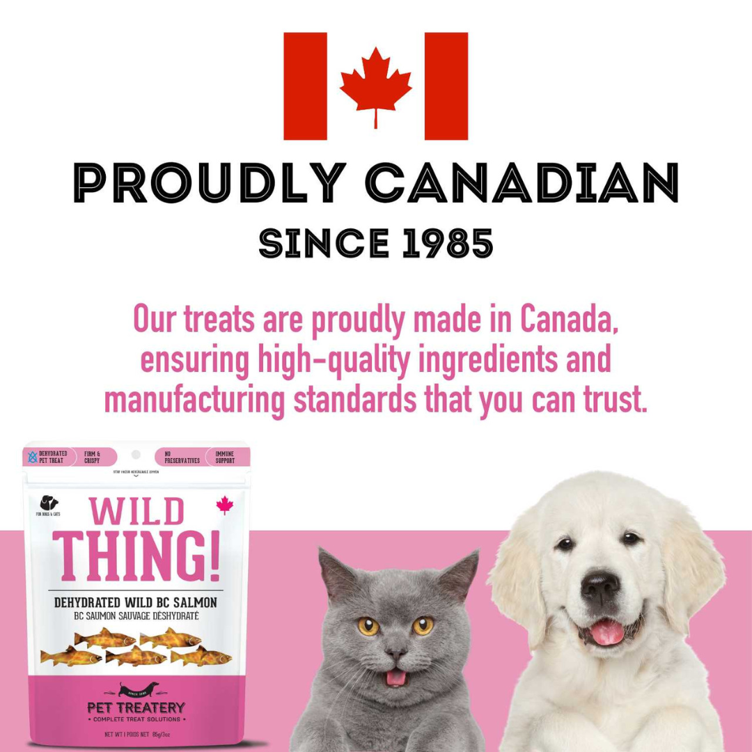 Granville Dehydrated Dog & Cat Treats - Wild Thing! Wild BC Salmon