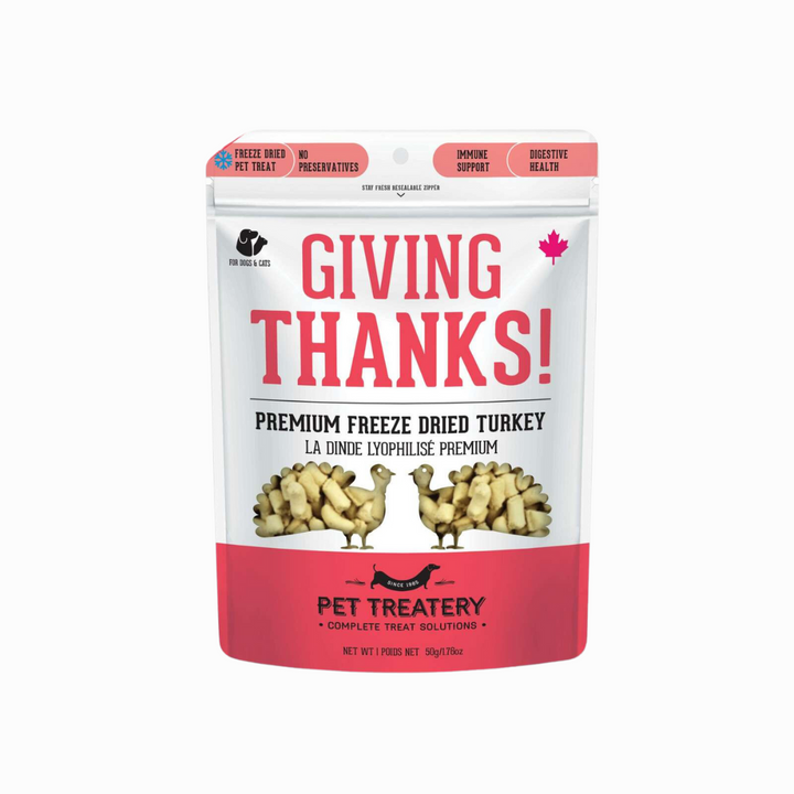 Granville Freeze-Dried Dog & Cat Treats - Giving Thanks! Premium Turkey