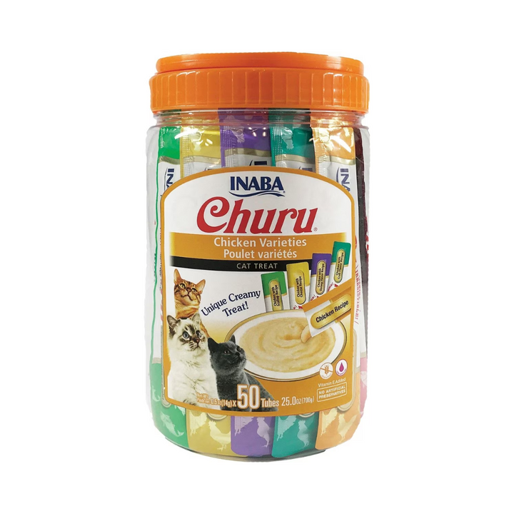 Inaba Cat Churu Purees - Chicken Variety Jar 