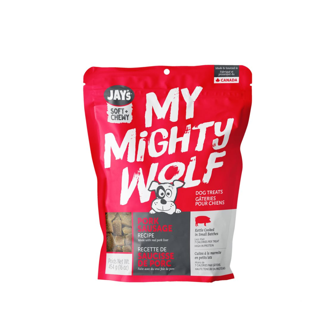 Jay's Dog Treats - My Mighty Wolf Pork Sausage Recipe