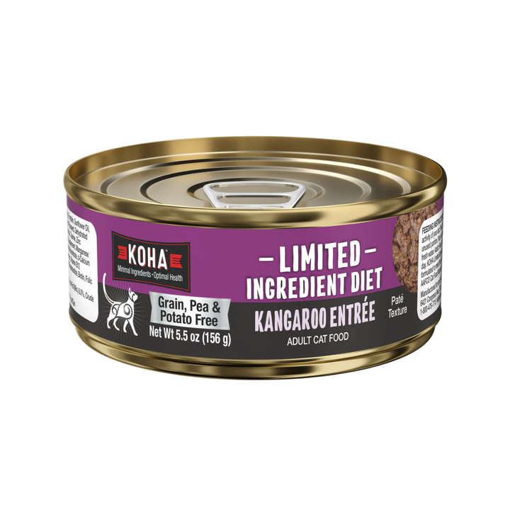 KOHA Wet Cat Food - Limited Ingredient Diet Kangaroo Canned