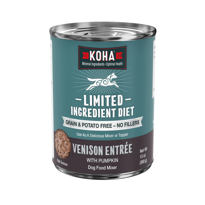 KOHA Wet Dog Food - Limited Ingredient Diet Venison Entrée Canned