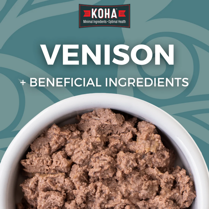 KOHA Wet Dog Food - Limited Ingredient Diet Venison Entrée Canned