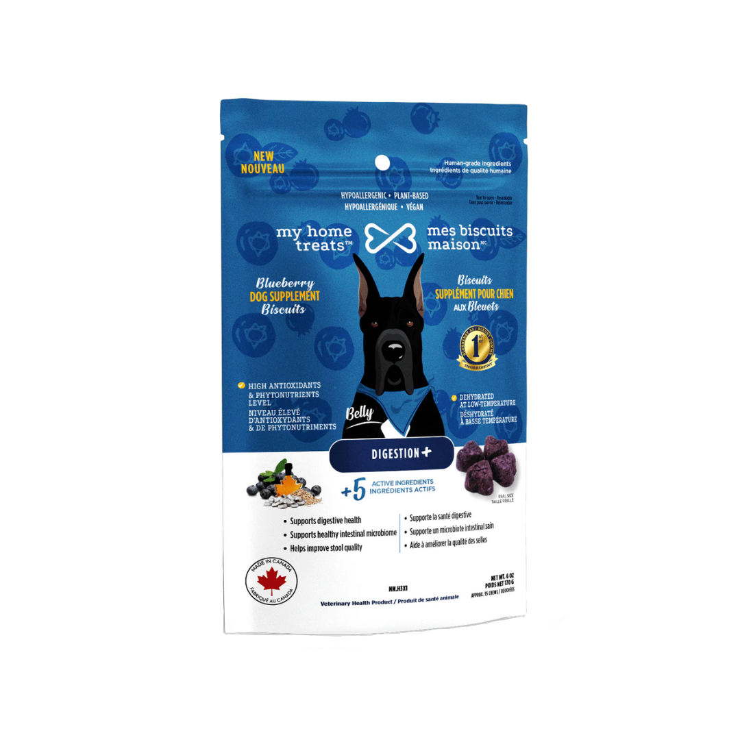 My Home Treats Dog Supplements - Blueberry Hypoallergenic Digestion+