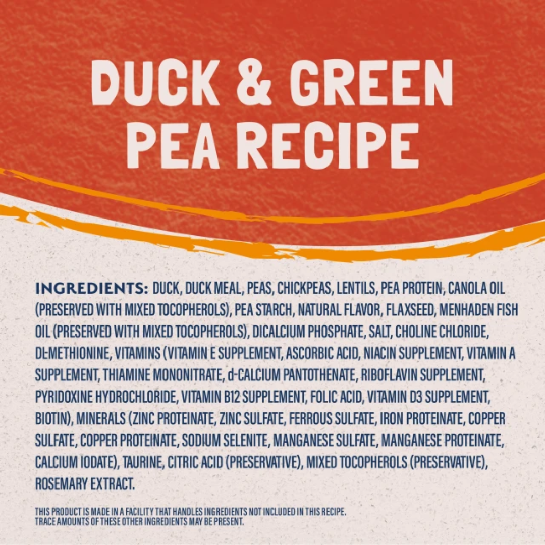 Natural Balance Dry Cat Food - Reserve Grain Free Duck & Green Pea Recipe 