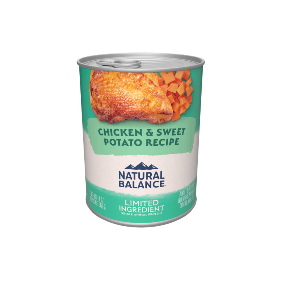 Natural Balance Wet Dog Food - Chicken & Sweet Potato Recipe Canned 