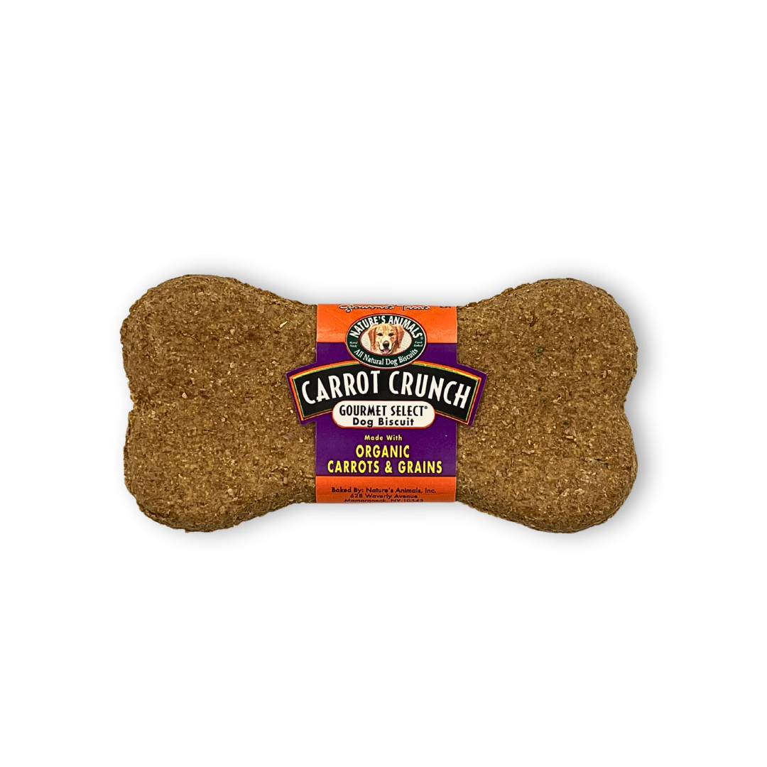 Nature's Animals Dog Treats - Gourmet Select Carrot Crunch Biscuit