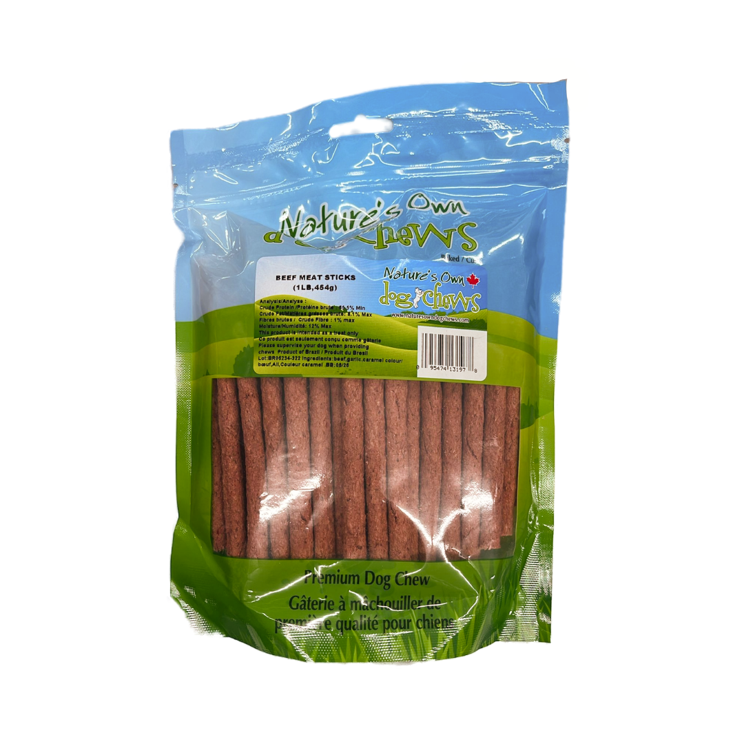 Nature's Own Dog Treats - Beef Meat Sticks