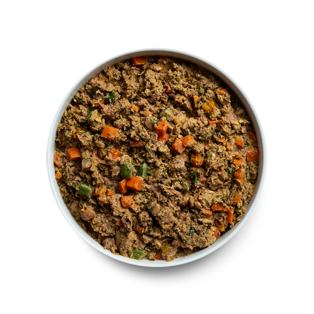 Open Fam Frozen Dog Food - Grass-Fed Beef Gently Cooked Recipe