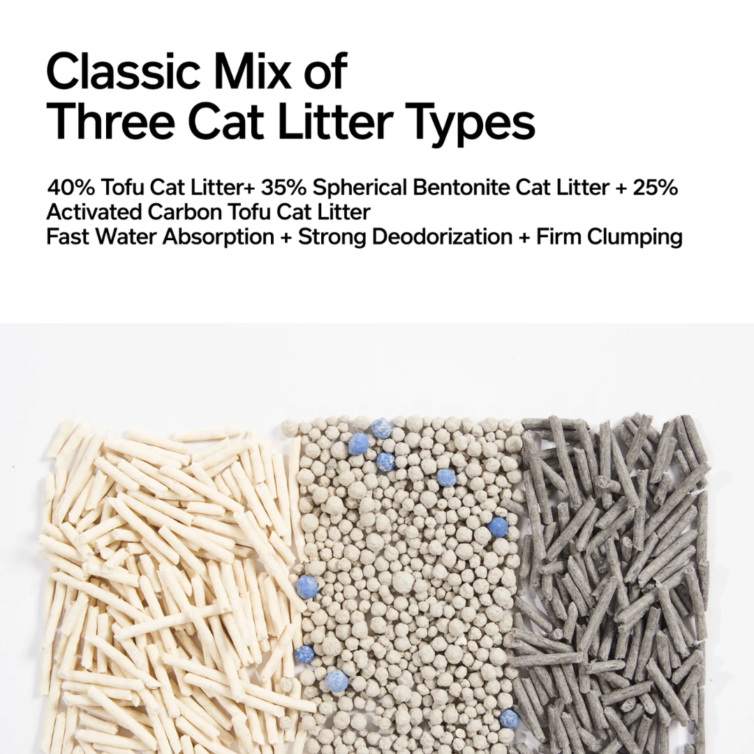 Pidan Tofu Cat Litter - 3-in-1 Blend Cat Litter