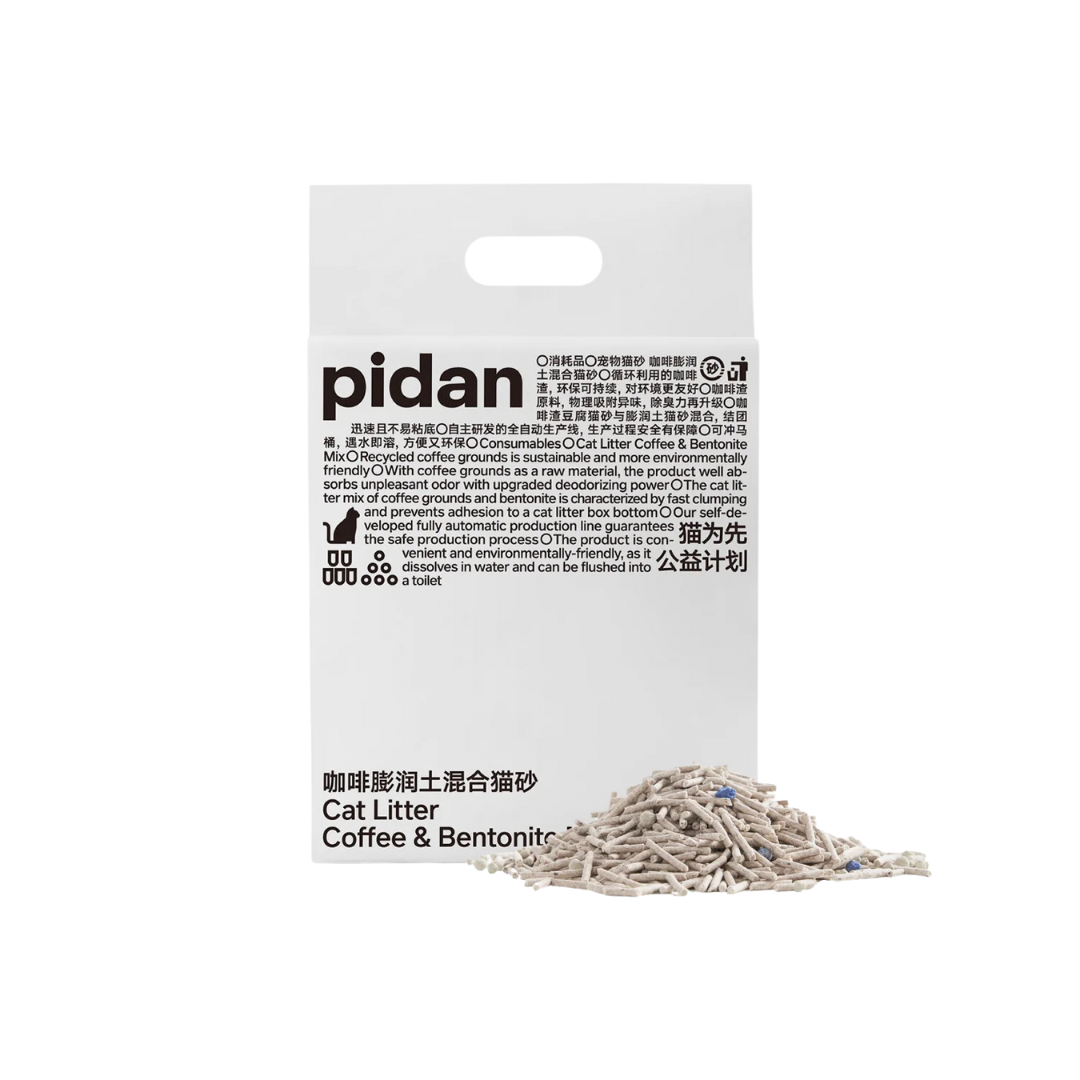 Pidan Tofu Cat Litter - Tofu Litter with Recycled Coffee Grounds