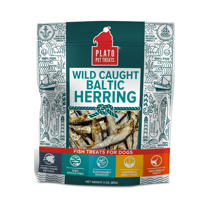 Plato Air Dried Dog Treats - Wild Caught Baltic Herring