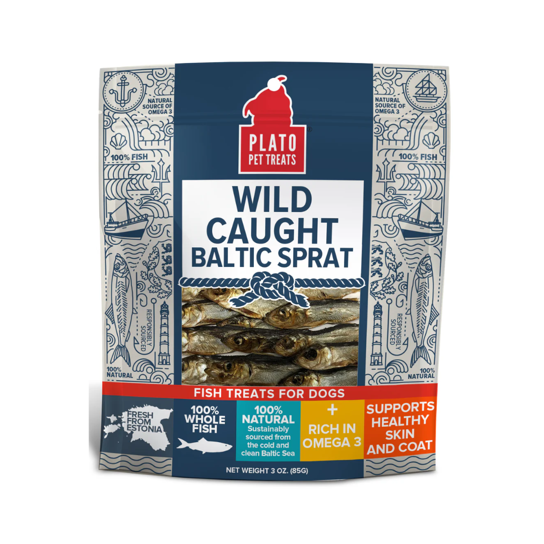 Plato Air Dried Dog Treats - Wild Caught Baltic Sprat