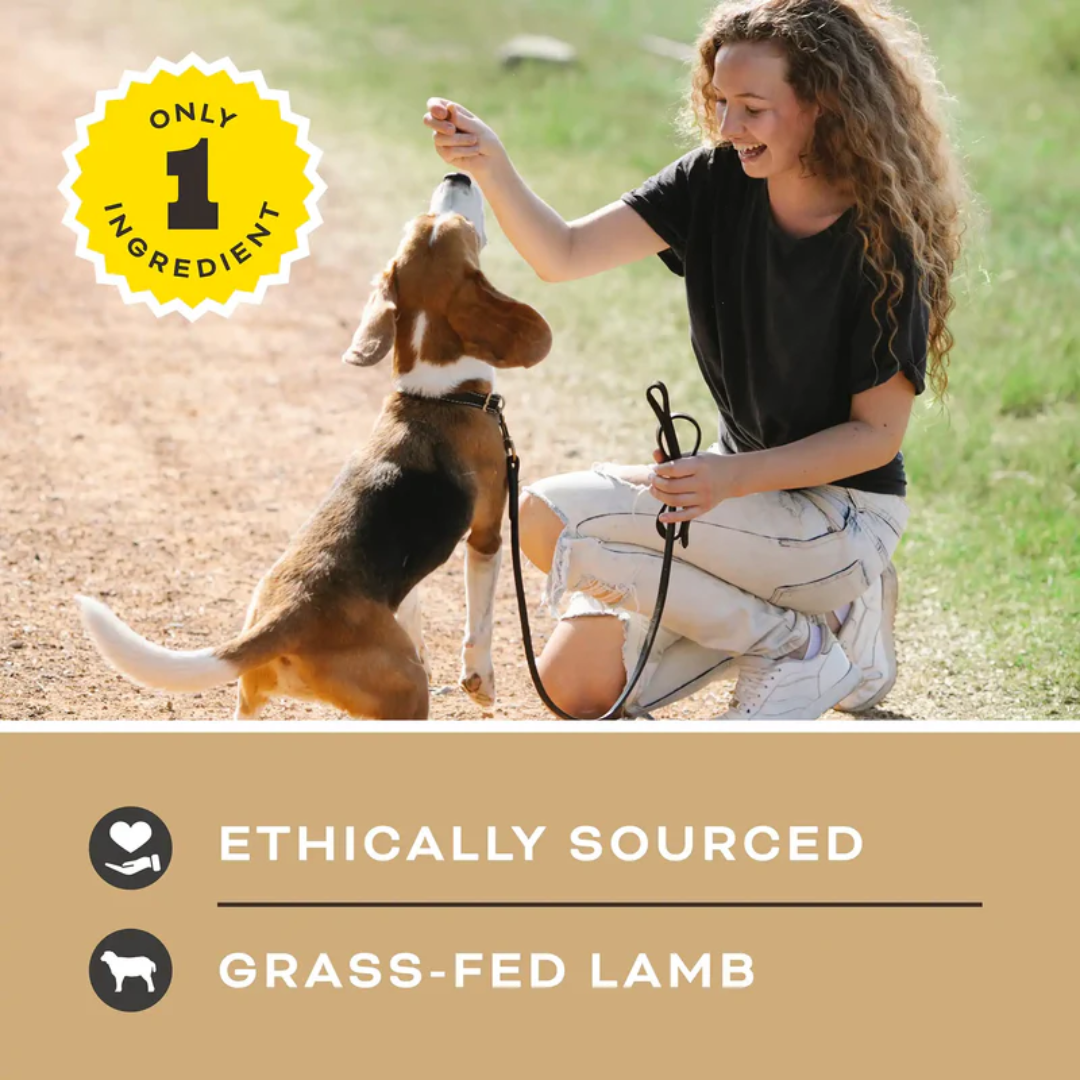 Primal Dehydrated Dog Treats - Let's All Get A Lung Lamb Treats