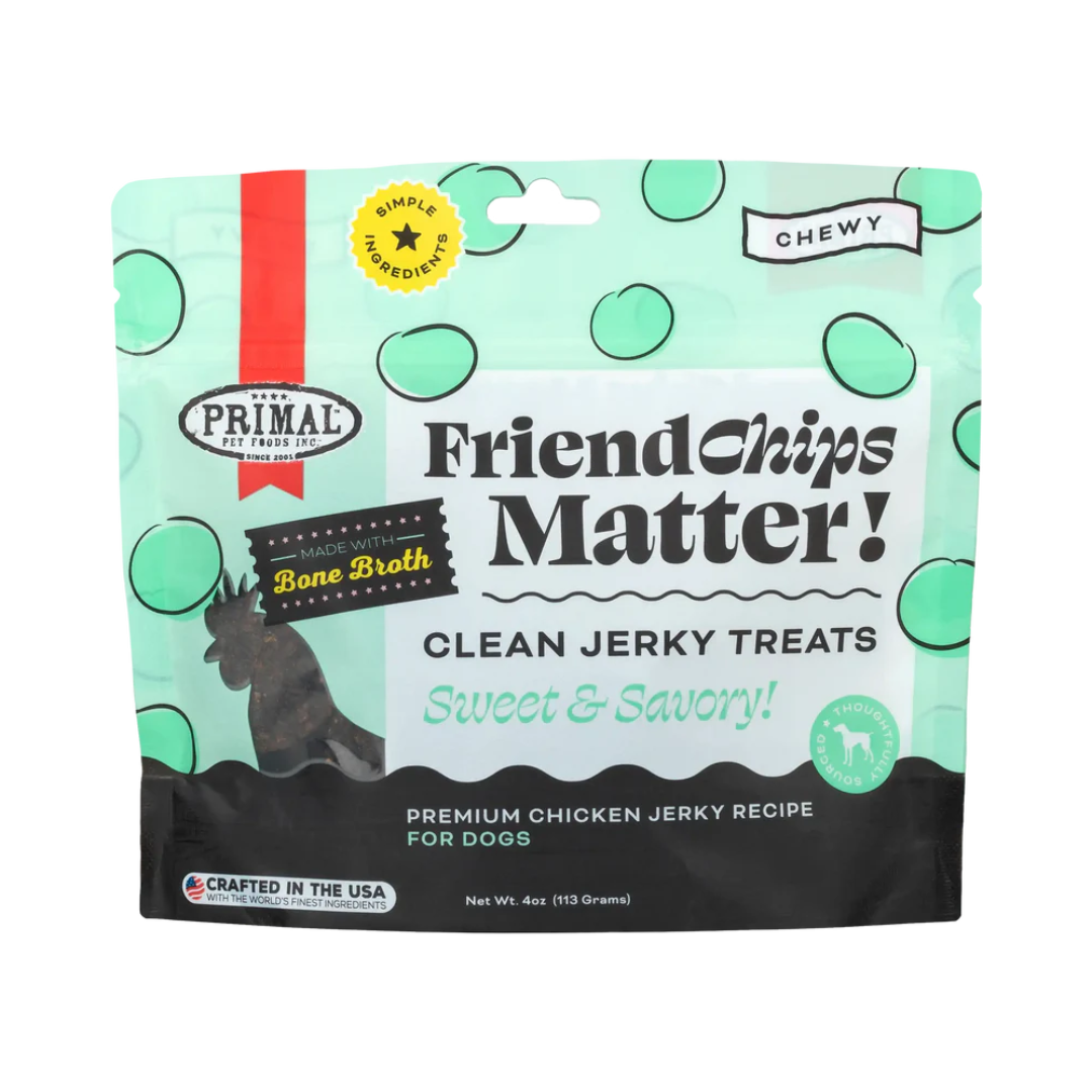 Primal Dog Treats - FriendChips Matter Chicken Jerky Chips