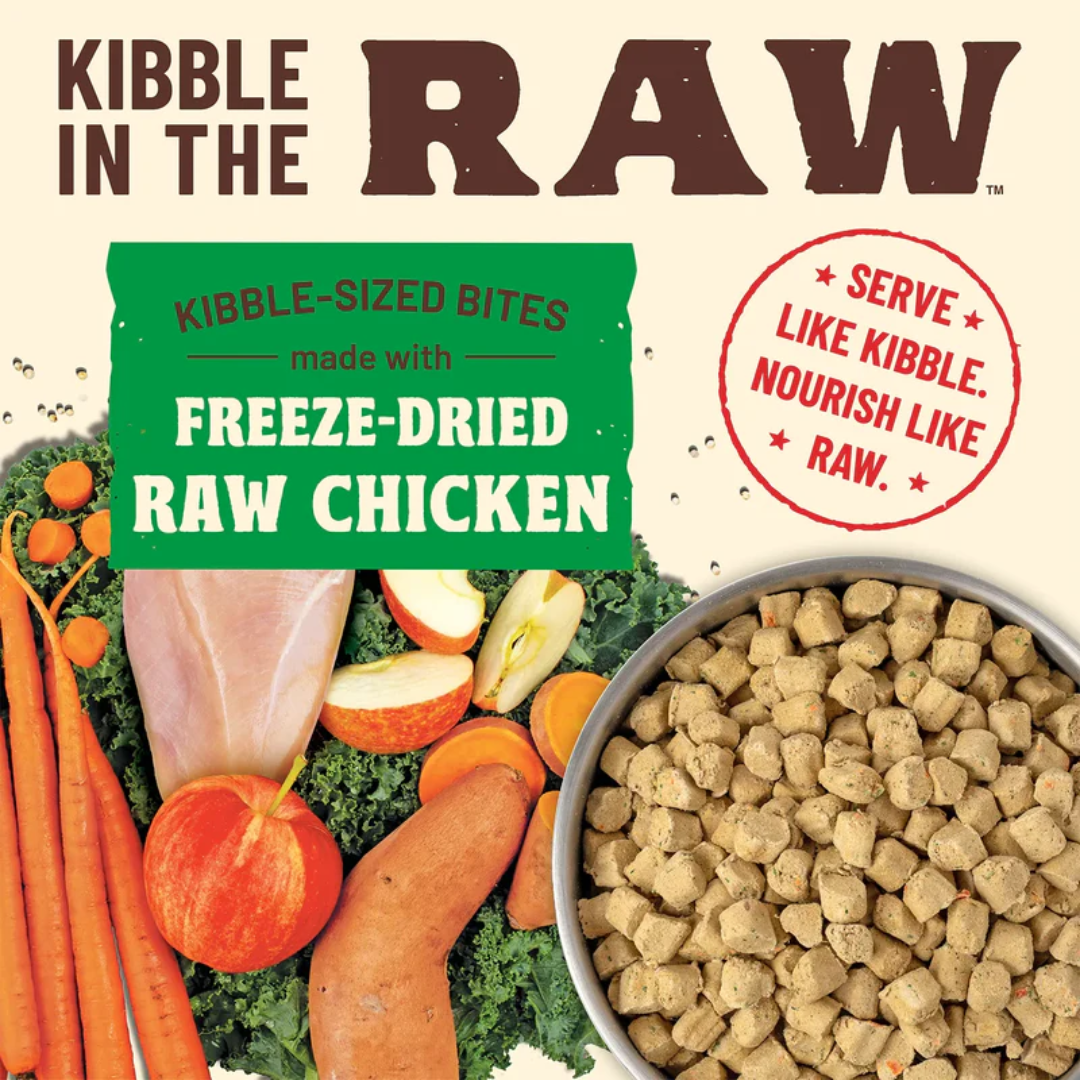 Primal Freeze Dried Dog Food - Kibble In The Raw Small Breed Chicken Recipe