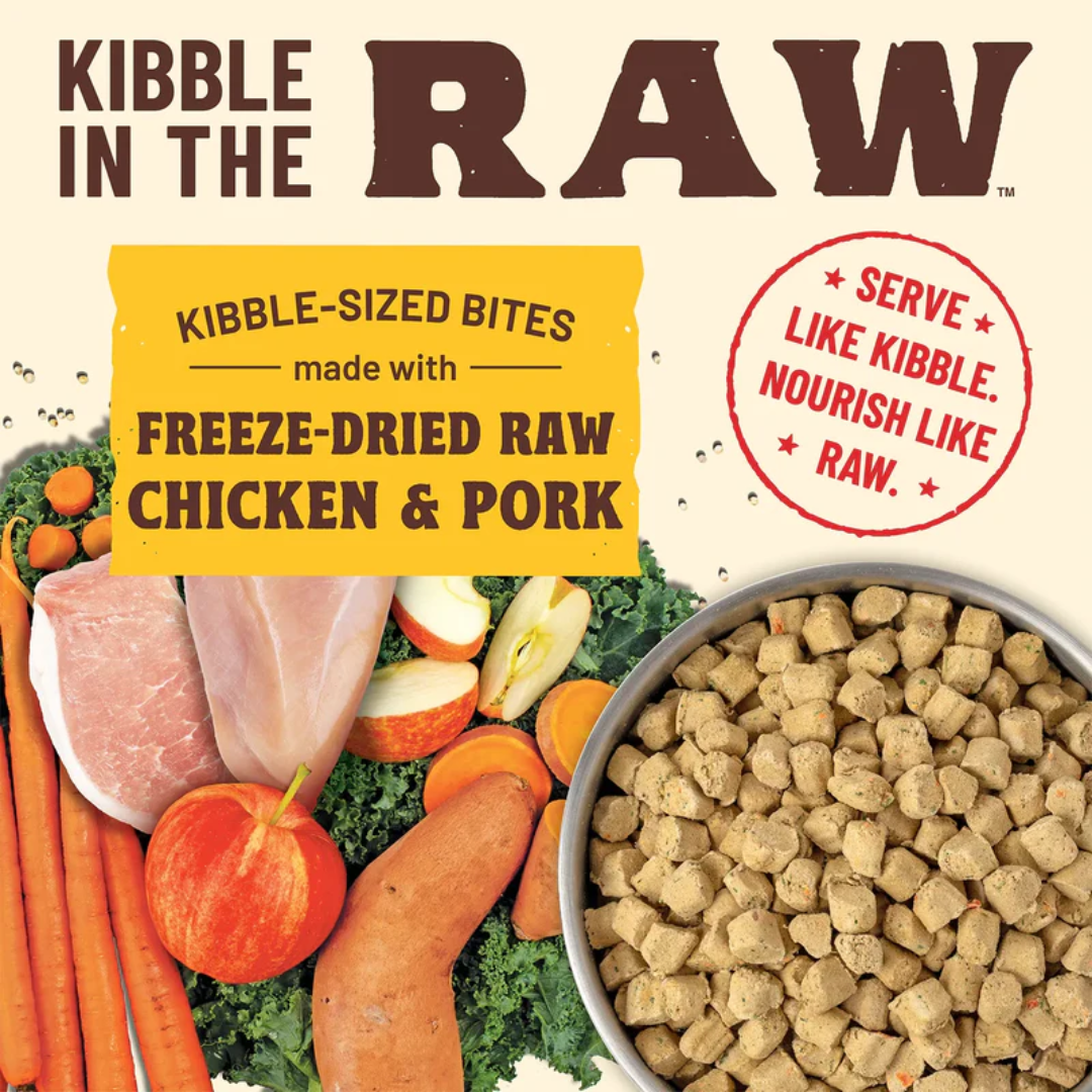 Primal Freeze Dried Dog Food - Kibble in the Raw Puppy Chicken & Pork Recipe